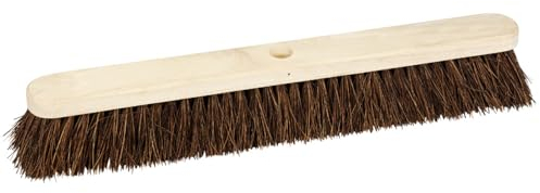 Draper 600mm Stiff Bassine Broom Head | Heavy Duty Hard Floor Cleaning Hand Tool | Sweeping Scrubbing Brush | Outdoor and Garden Use | 43775