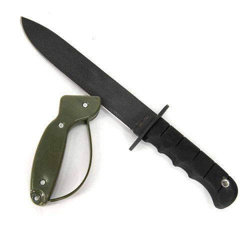 Mil-Tec KNIFE SHARPENER D TYPE OLIVE
