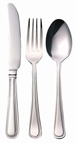 Olympia Bead Cutlery Sample Set 18/0 Stainless Steel Kitchen Tea Spoons