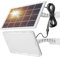 JACKYLED Lampes solaires pour extérieur et jardin - Réglable à 180° - Batterie 4000 mAh - Projecteur LED - Éclairage extérieur pour balcon, garage, décoration de terrasse [Classe énergétique A]