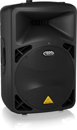 Behringer EUROLIVE B615D Sistema de altavoces PA activos de 2 vías y 1500 vatios con woofer de 15 y controlador de compresión de titanio de 1,75