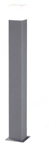 Trio Leuchten LED Außen-Wegeleuchte, Aluminiumguss, inklusiv 1 x E14, 4 W, Höhe 80 cm, titan 420060187