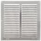 Amig - Rejilla Cuadrada de Aluminio con Mosquitera - Rejillas de Ventilación para Salida de Aire - Ideal para Techo de Cocina y Baño - Medidas 200 X 200 MM - Color Plateado