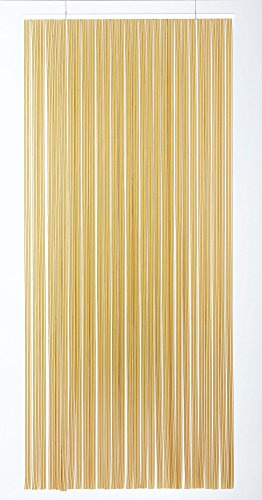 MOREL Rideau portière PVC Tahiti Brun/Beige 120x220