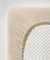 fleuresse Comfort Spannbettlaken (96 % Baumwolle, 4 % Elasthan), mit Rumdumgummizug, Ökotex Standard 100, für Matratzen bis 26 cm Höhe, 180 - 200 x 200 - 220 cm, sand