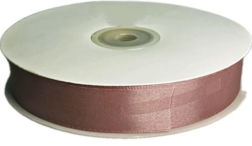 Doppio Raso 25 mm Rosa Antico x 50 mt - Satinato