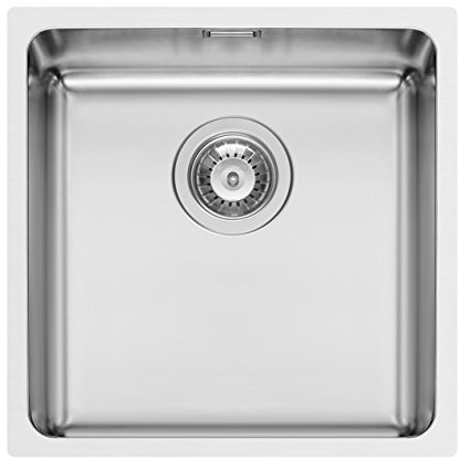 Pyramis 101045201 Fregadero de Acero Inoxidable Lydia (40 x 40) 1B FB, 40 x 40 cm