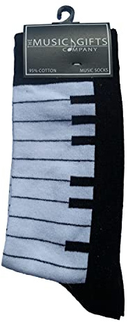 The Music Gifts Company: Piano Keyboard Socks
