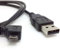 cablecc Câble de charge de données micro USB 5 broches coudé à 90 degrés vers USB 2.0 pour téléphone et tablette, vitesse de transfert de 480 Mbps (100cm)