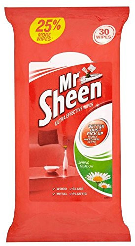 Mr Sheen Ultra Effective Multi-Surface Wipes Spring Meadow (30) - Pack of 2