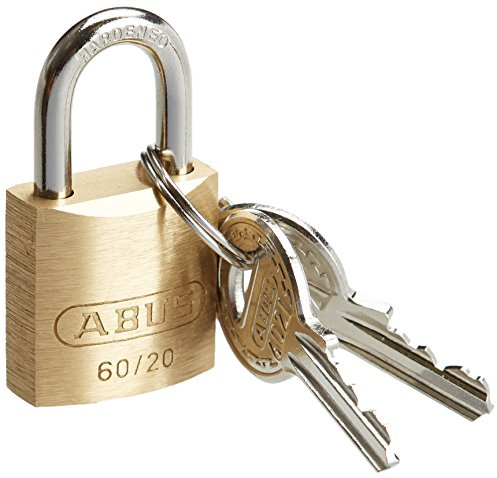 ABUS Vorhängeschloss Messing 20 _ KA 60/20 mm mit identischen Schlüsseln
