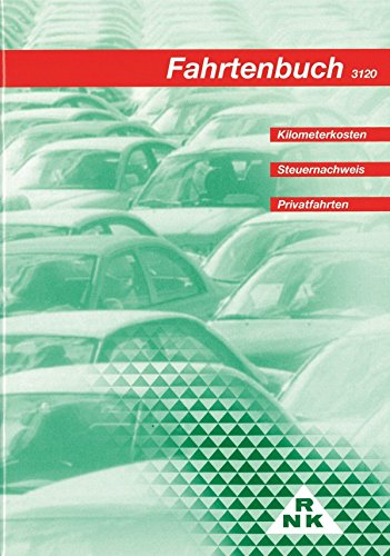 RNKVERLAG 3120 - Fahrtenbuch PKW in DIN A5 mit Tipps und Hinweisen, für Hybrid- und Elektrofahrzeuge geeignet, vom Finanzamt anerkannt, 1 Stück
