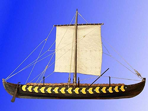 Best Price Square Gokstad Wikingerschiff 7. Jh. 1:35 Realistischer Modellschiffbaukasten für Erwachsene, Wasserfahrzeug, Modellschiff, nicht zusammenklappbar