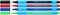 Schneider 152294 Slider Edge XB Basic Kugelschreiber, 4-er Etui