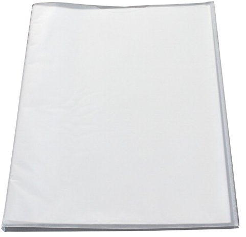 EXXO by HFP Flexibles Sichtbuch/Sichthüllenmappe, A4, aus PP, 30 oben offenen Klarsichthüllen, mit Hülle auf dem Front- und Rückendeckel, Farbe: transparent– 1 Stück