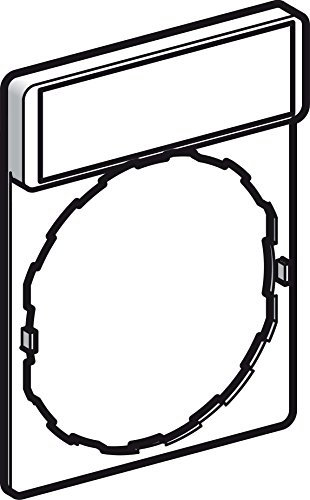 Schneider elec pic - MSS 45 17 - Porte-étiquette t1+etiq virg 8x21 Noir/Rouge