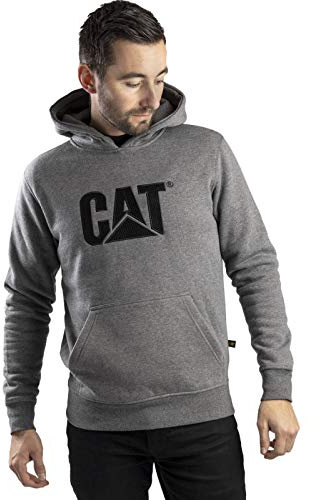 Caterpillar Mens Trademark Sweater Heather Grey Size UK EU Sml