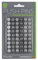 U Brands Fashion Steel Push Pins, Black White & Gray Assorted Colors, 54 Count