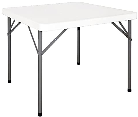 Bolero quadratischer Klapptisch weiß 86 x 86cn