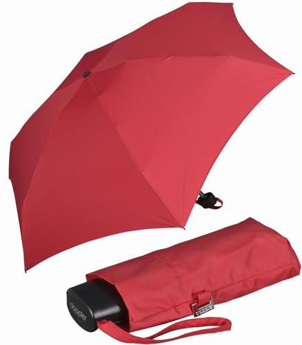 Doppler Regenschirm Mini Taschenschirm HANDY (rot)
