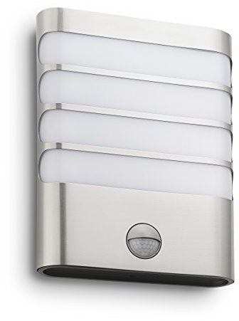 Philips myGarden LED Wandleuchte Raccoon, 4W,Edelstahl