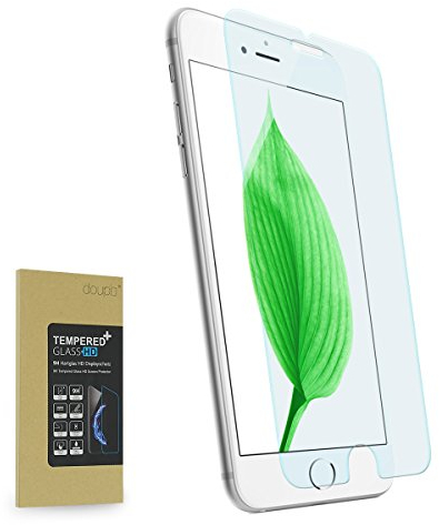 doupi Panzerfolie für iPhone 6 / 6S (4,7 Zoll), Premium 9H Hartglas HD Display Schutz Glasfolie