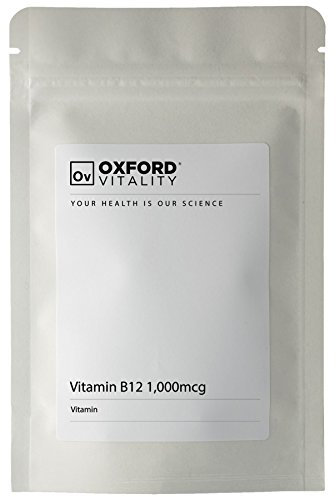 Vitamin B12 Tablet | 1000 mcg Methylcobalamin Supplement for Vegans, Vegetarians & General Health | Oxford Vitality
