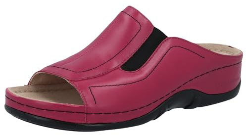 Berkemann Damen Berkina Pantolette Rindsleder medium Fußbett: Nicht herausnehmbar