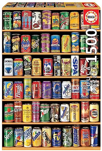 Educa - Puzzle 1500 Teile für Erwachsene | Getränkedosen Collage, 1500 Teile Puzzle Für Erwachsene Und Kinder Ab 14 Jahren, Fotografie, Andere (14446)