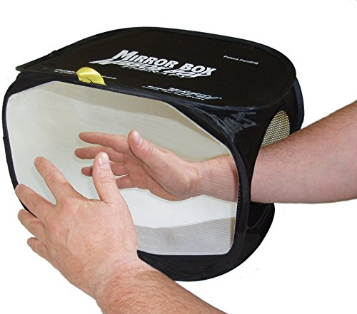 EDGE Mobility System Reflex Mirror Box | Spiegeltherapie | Therapiespiegel Spiegeltherapie Box | zusammenklappbar, für Hand und Handgelenk (klein)