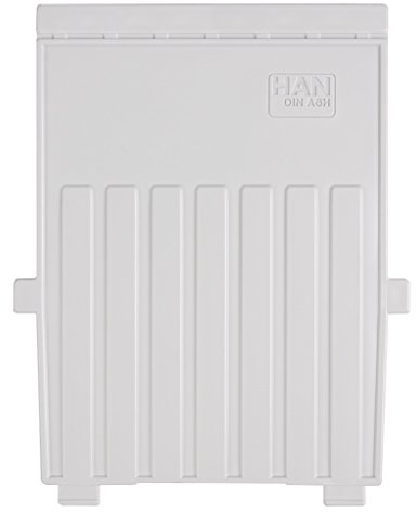 HAN Stützplatte DIN A6 hoch, für HAN Karteitröge und Karteikästen, Lernbox, Lernkartei, Trennplatte, 5er Packung, 9026-1-11, lichtgrau