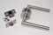 Mitred Door Handle Pack (Internal Latch Set)- Satin Stainless Steel