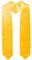 GraduationMall Abschluss Stola für akademische Kirche Priester Chor Stola Stahl 152cm Unisex Erwachsene Gold