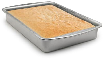 Doughmakers 10261 Non-Stick Grade Aluminum Cake Pan, Metallic