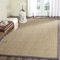 Safavieh Tapis en Fibres Naturelles Salon, Salle à Manger, Chambre à Coucher - Natural Fiber Collection, Tapis à Poil Court, Naturel et Noir, 183 x 274 cm