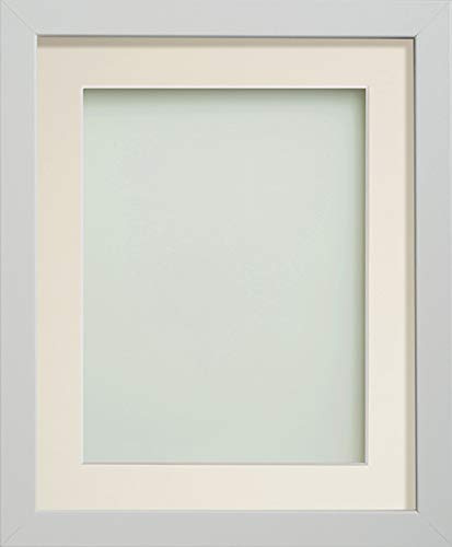 Frame Company Allington White 20x16 inch Frame With Ivory Mount For Image 15x10 inch *Choice of sizes* Fitted with Real Glass