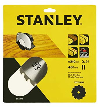 Stanley STA13040-XJ 210mm 1pcs Circular Saw Blade - Circular Saw Blades (21cm, 3cm, 1 pc(s))