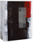 banjado® XXL Medizinschrank abschliessbar mit Motiv Abstrakt Rot 35x46x15cm - großer Arzneischrank/Medikamentenschrank aus Metall zur Medikamenten Aufbewahrung - Apothekerschrank mit 3 Schlüsseln