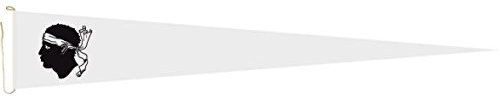 Haute Qualité pour U24 Long Fanion Corse Drapeau 300 x 40 cm
