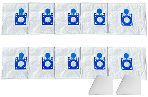 10 sacchetti premium per aspirapolvere compatibili con Miele EcoLine S6240, ecoline S 6260