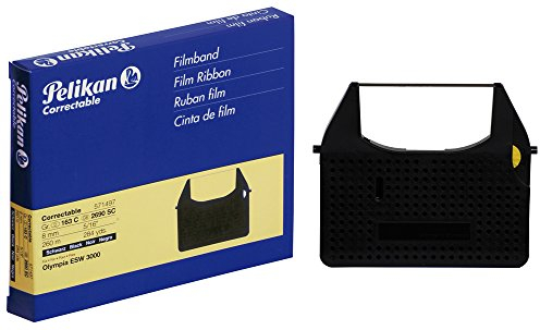 Pelikan Farbband Gruppe 163 C Correctable + für Olympia Startype 130 I, 8 mm x 260 m, schwarz