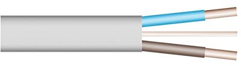 Electrovision Grey 1 Mm<sup>2</sup> Twin & Earth 6242Y Basec Approved Cable 5 M Coil