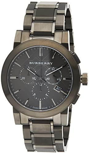 BURBERRY Women's Analog Swiss Quartz Watch with Stainless-Steel Strap BU9354
