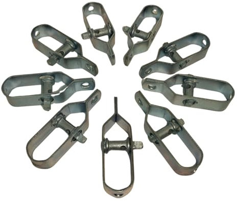 NRV-Outdoorbedarf Drahtspanner, verzinkt, Größe 3/100 mm, 77 Gramm (10 Stück, verzinkt, Grösse 100 mm, 77 Gramm Einzelgewicht)