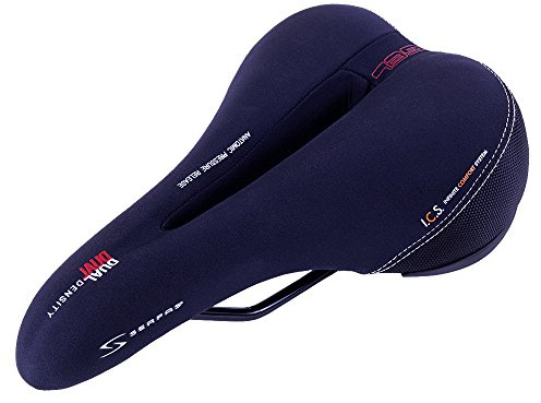 Serfas Dual Density Men's Bicycle Saddle with Cutout