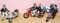 Langley Models 4 Motorcycles riders Rockers OO Scale UNPAINTED Model Kit F165