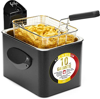 FRIFRI FRANCE Friteuse 1905 Double Filtre, Noir