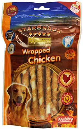 Nobby STARSNACK Barbecue Wrapped Chicken für alle Hunde, 1 Tüte (1 x 113 g)