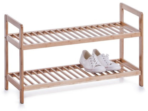Zeller 13560 Schuhregal, Bamboo, L 70 x B 26 x H 40 cm