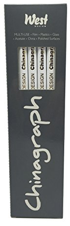 Chinagraph Marking Pencils - White (Box of 12)